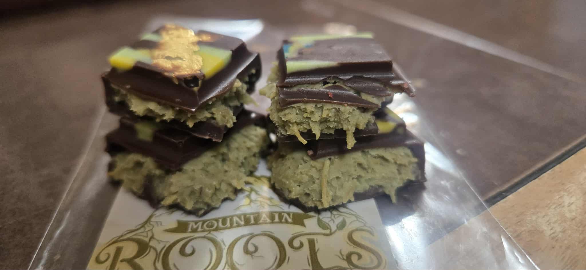 Matcha coconut chocolates